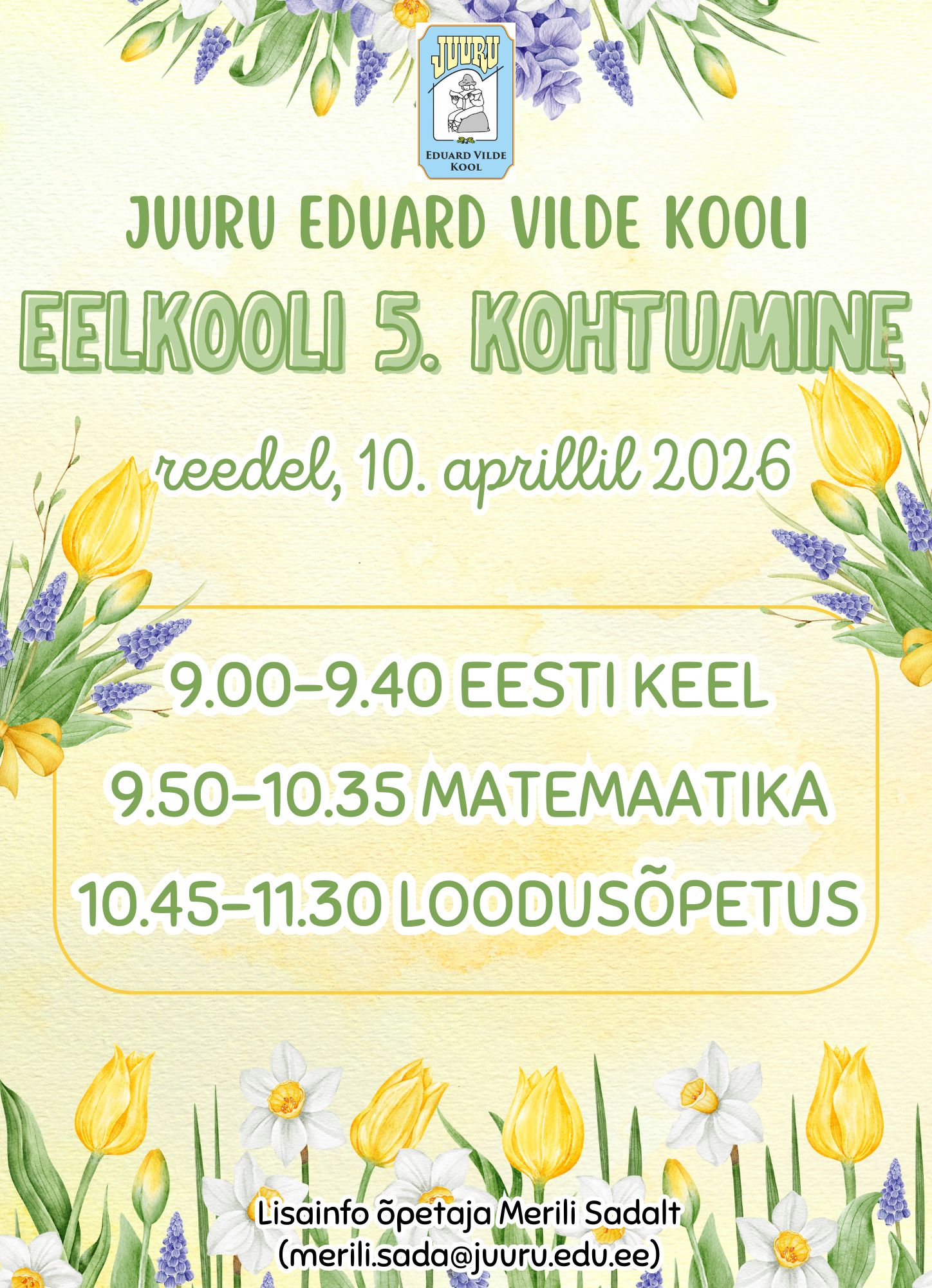 Eelkooli 5. kohtumine