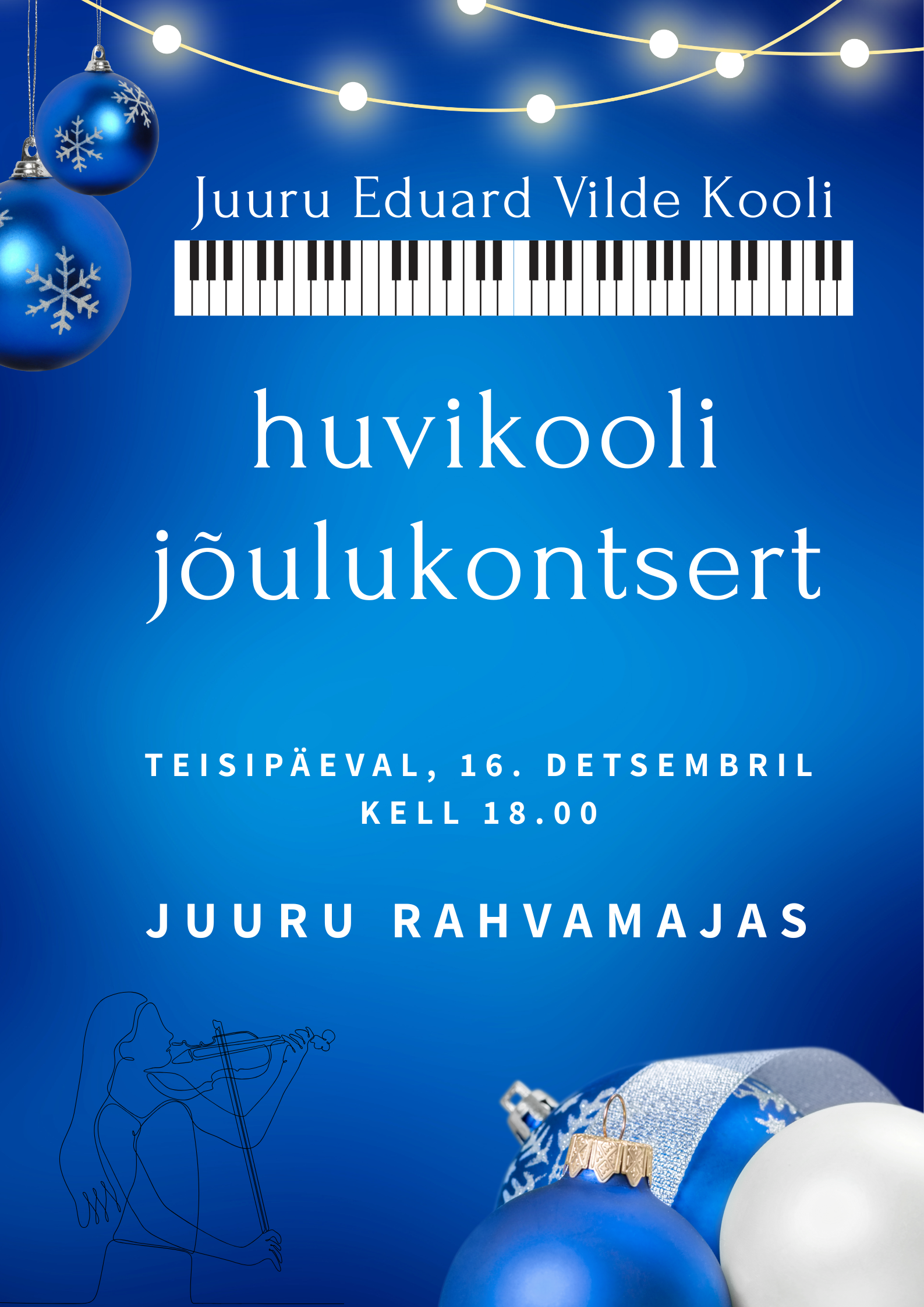 Juuru kooli huvikooli jõulukontsert