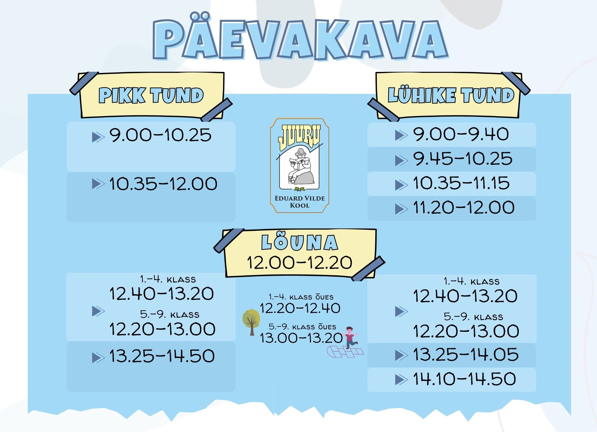 Uut päevakava tutvustav infotund